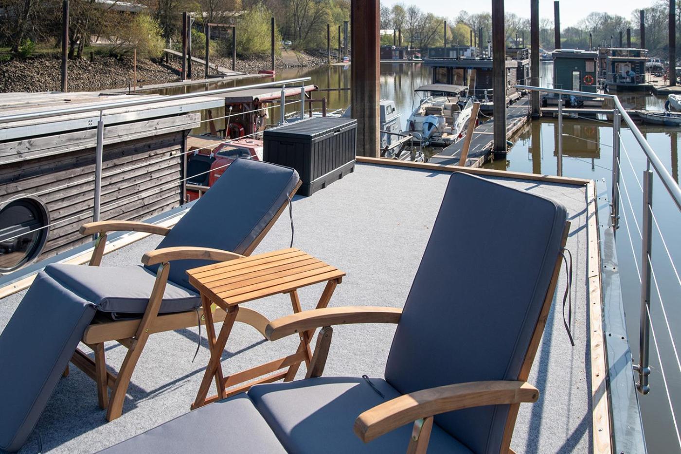 Hotel Hausboot Wilma Hamburg Exterior foto